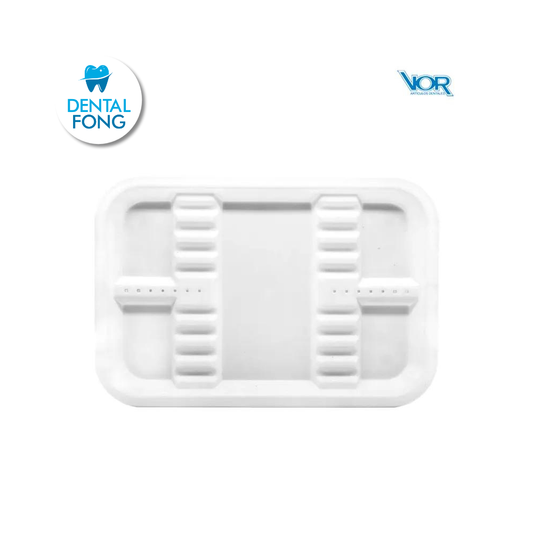 CHAROLA PLASTICO ACANALADA CHICA BLANCA