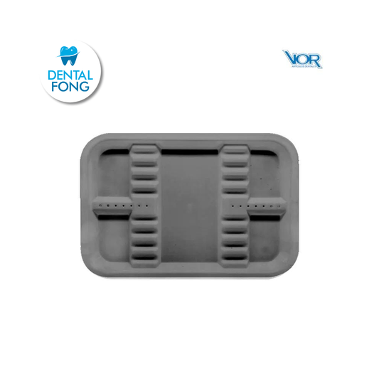 CHAROLA PLASTICO ACANALADA CHICA GRIS