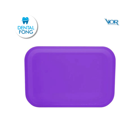 CHAROLA PLASTICO LISA CHICA MORADA