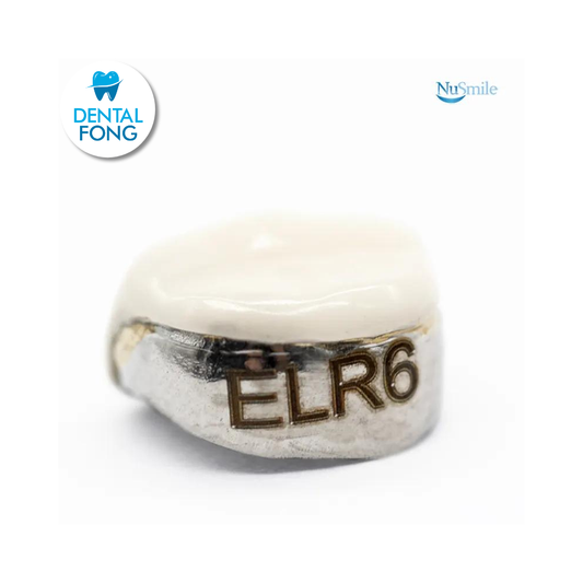 CORONA FRENTE ESTETICO INF-DER 2do. MOLAR TEMPORAL #6 CLARO (ELR6106L)