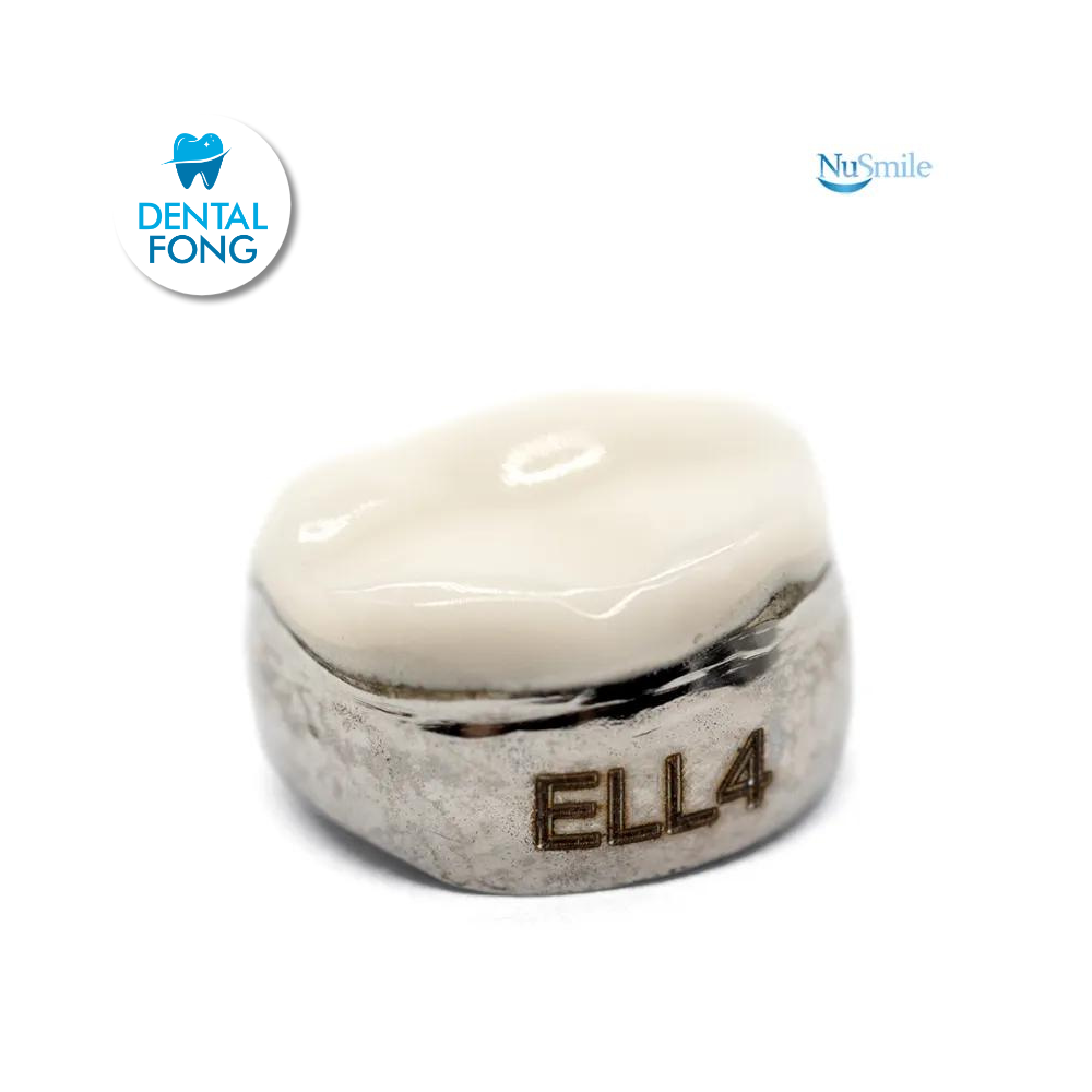 CORONA FRENTE ESTETICO INF-IZQ 2do. MOLAR TEMPORAL #4 CLARO (ELL4106L)