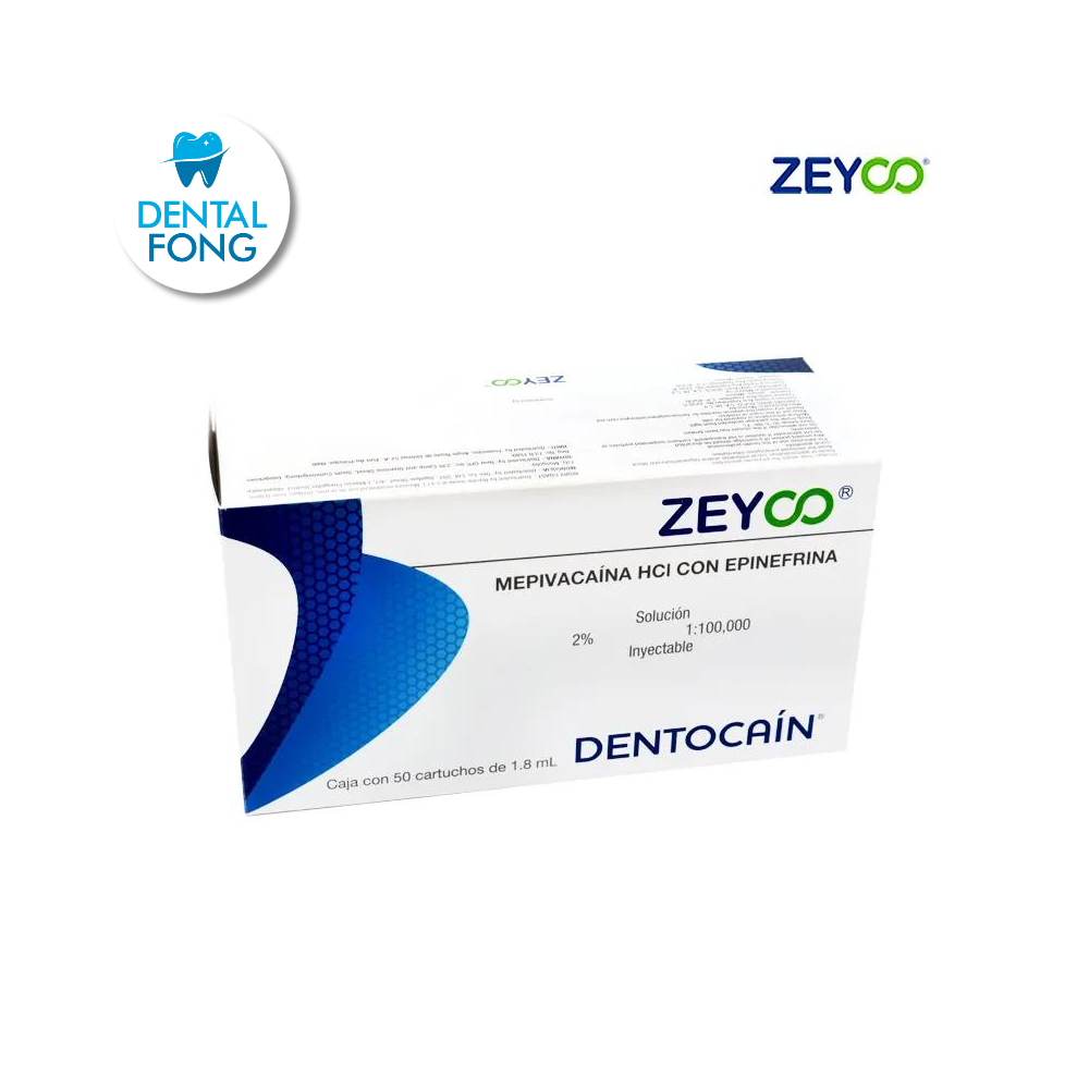 DENTOCAIN 2% ANESTESIA CON 50 CARTUCHO PLASTICO