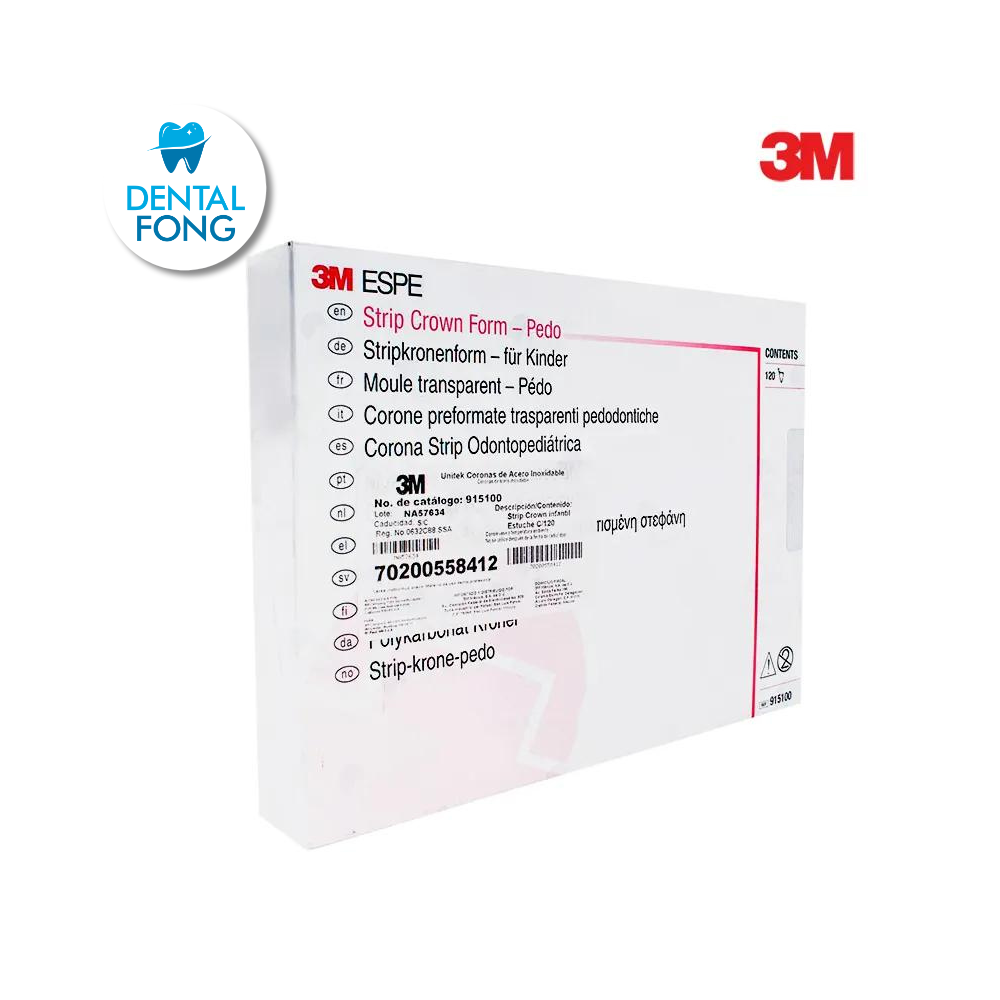 ESTUCHE CORONAS CELULOIDE CON 120