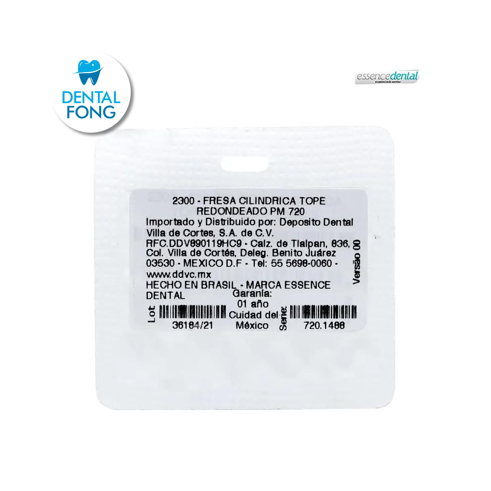 FRESA HP CILINDRICA TOPE REDONDEADO PM 720 (850-029) ESSENCE