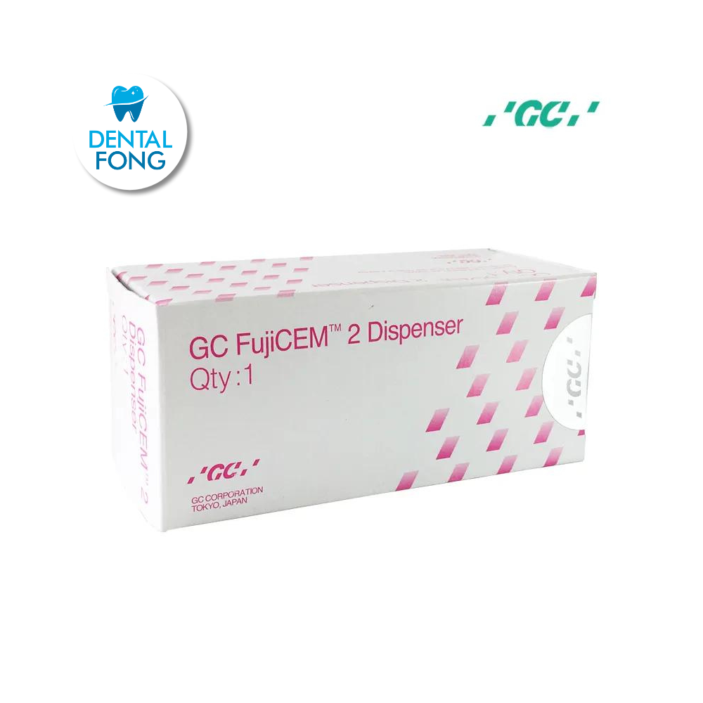 FUJICEM BULK CON 2 CARTUCHOS IONOMERO PARA METAL Y LIBRE DE METAL CON DISPENSADOR