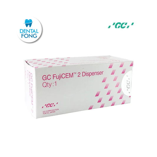 FUJICEM BULK CON 2 CARTUCHOS IONOMERO PARA METAL Y LIBRE DE METAL CON DISPENSADOR
