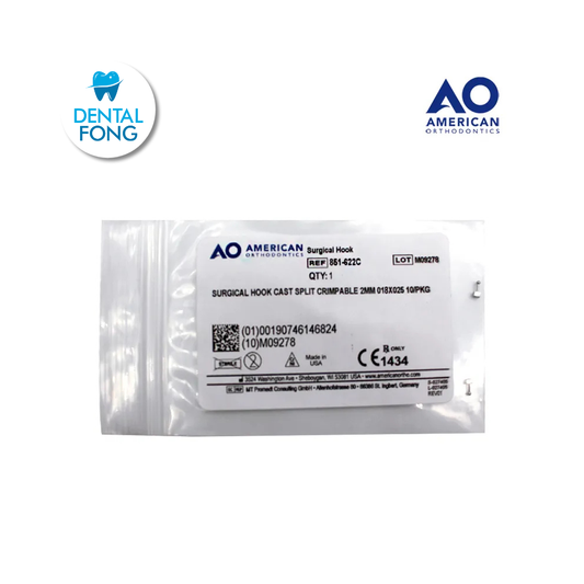 GANCHO QUIRURGICO .018 X .025 RECTO ABIERTO