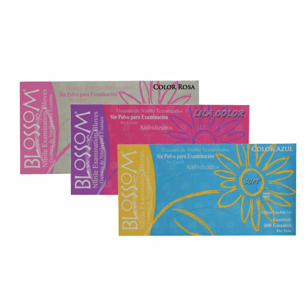 CARTÓN DE GUANTES DESECHABLES DE NITRILO (1,000 pzs.)