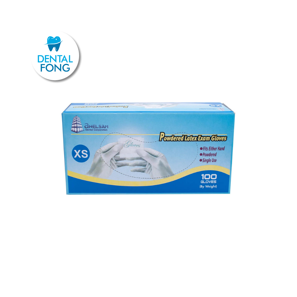 GUANTES DE LATEX EXTRA CHICO CON 100 PIEZAS ANELSAM