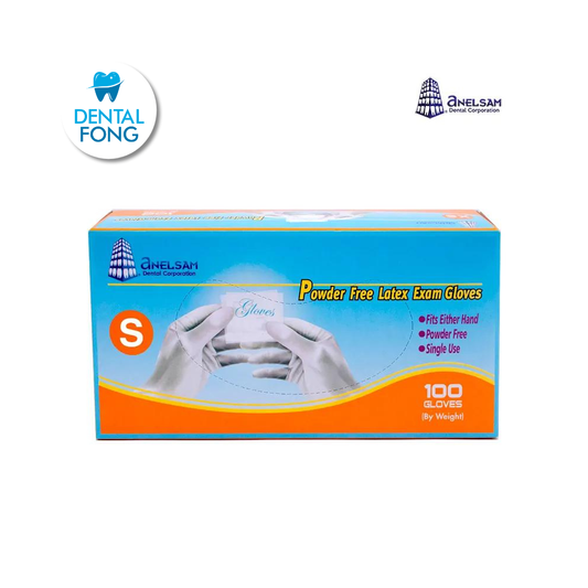 GUANTES LIBRES DE POLVO CHICO CON 100 PIEZAS ANELSAM