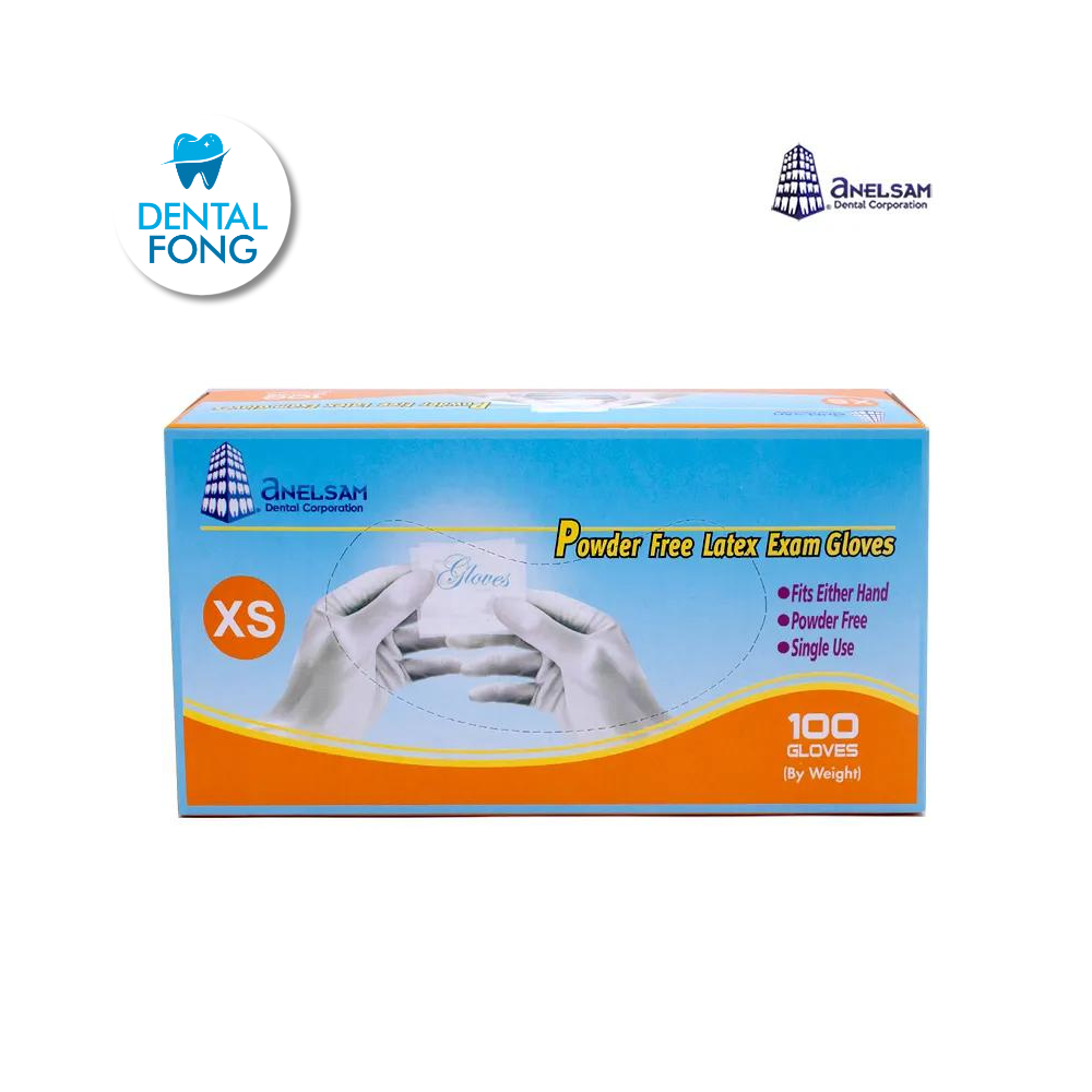 GUANTES LIBRES DE POLVO EXTRA CHICO CON 100 PIEZAS ANELSAM