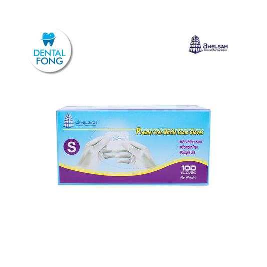 GUANTES MORADOS DE NITRILO CHICO CON 100 PIEZAS ANELSAM