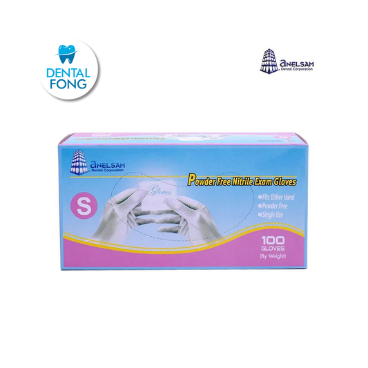 GUANTES ROSAS DE NITRILO CHICO CON 100 PIEZAS ANELSAM