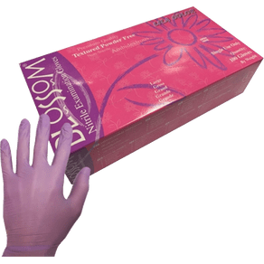 CARTÓN DE GUANTES DESECHABLES DE NITRILO (1,000 pzs.)