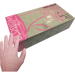 CARTÓN DE GUANTES DESECHABLES DE NITRILO (1,000 pzs.)