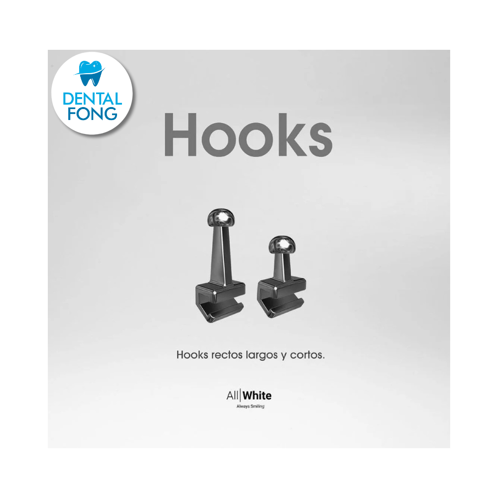Hooks Crimpables Rectos