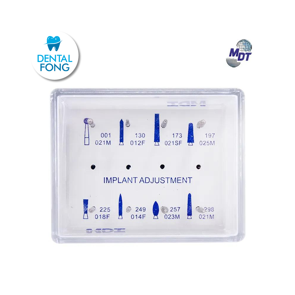 KIT DE IMPLANTES CON 8 FRESAS MDT