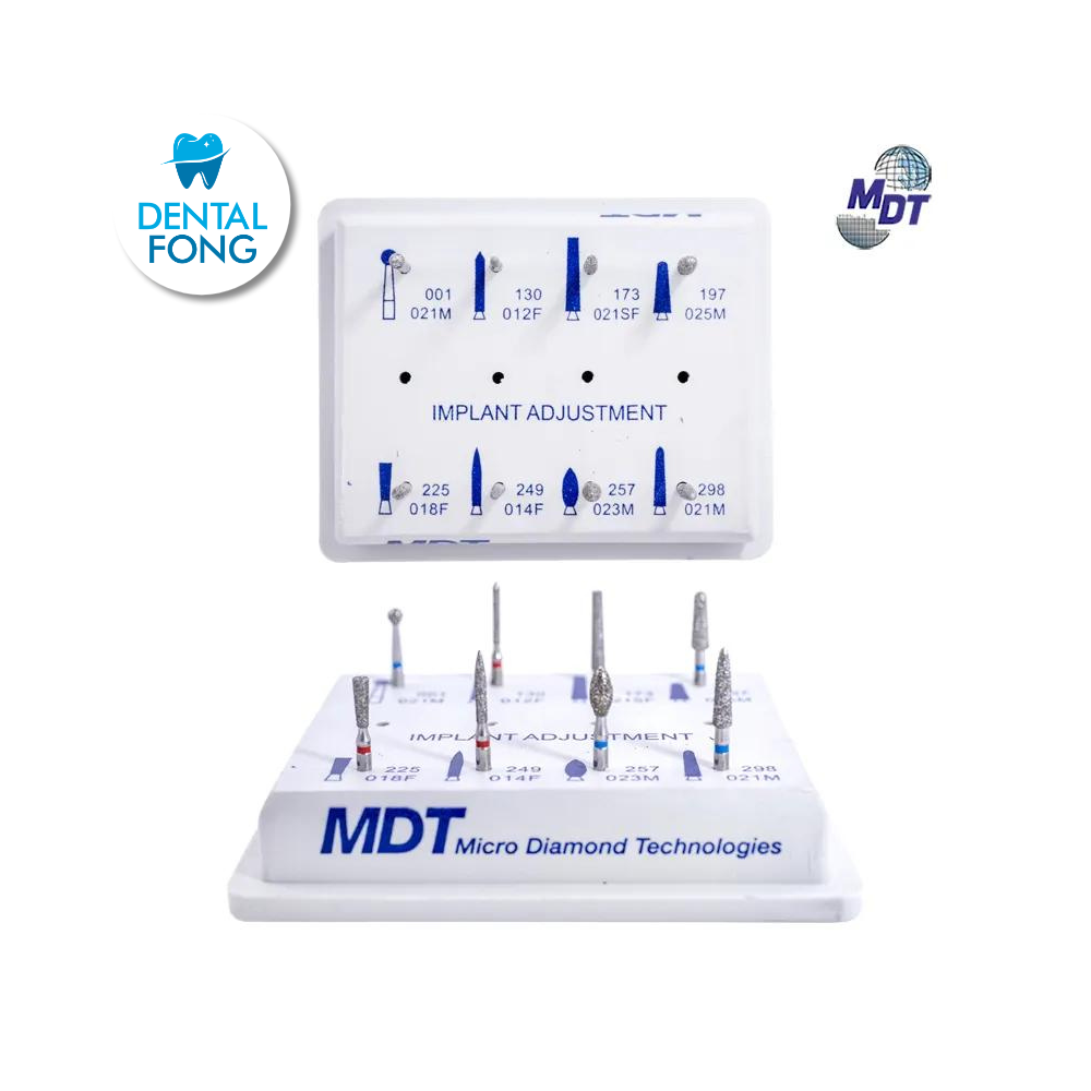 KIT DE IMPLANTES CON 8 FRESAS MDT