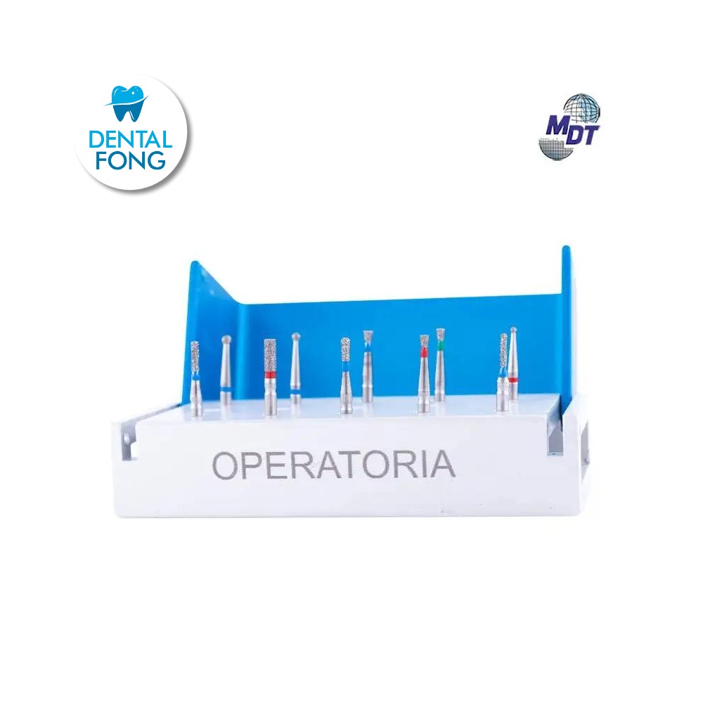 KIT OPERATORIA CON 10 FRESAS MDT