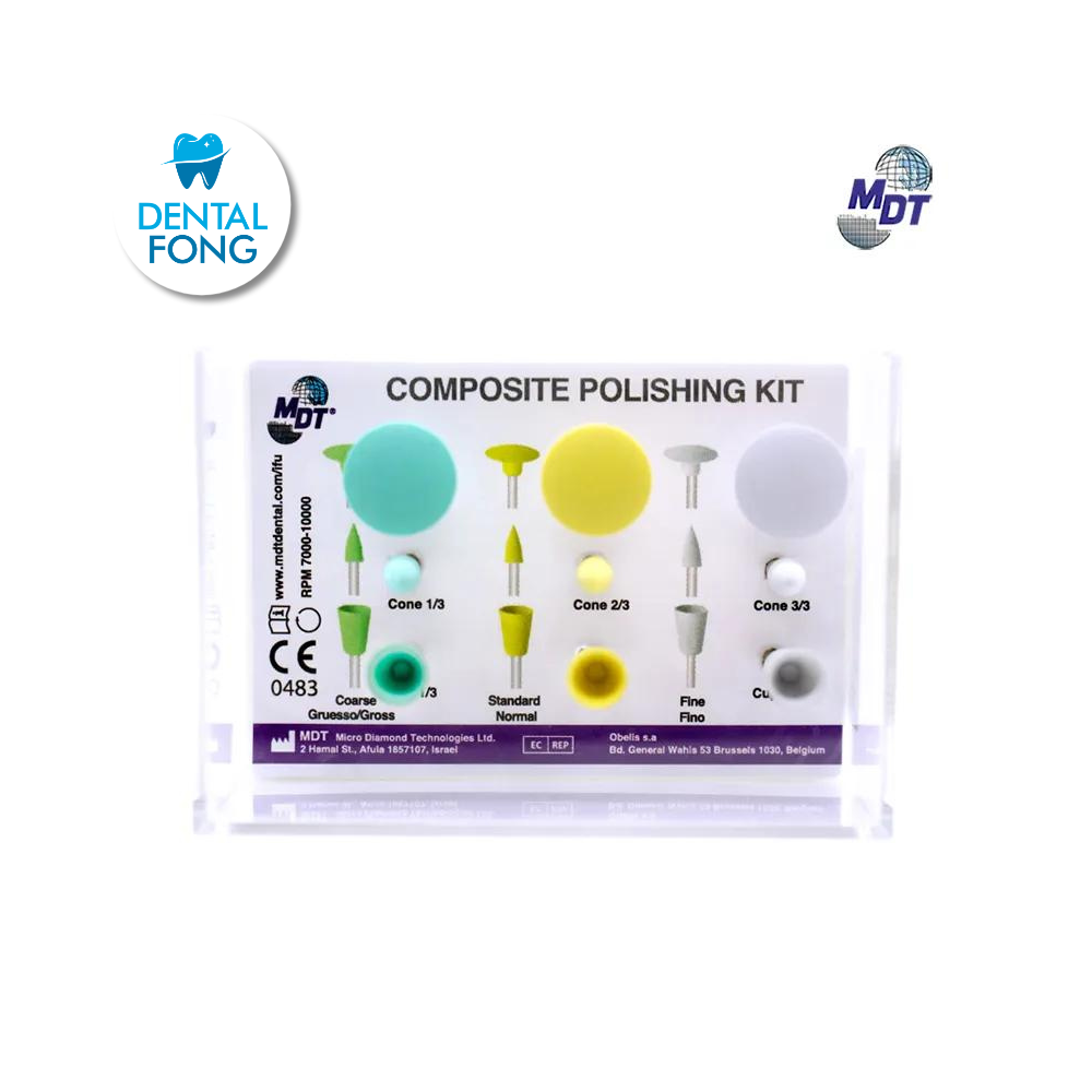 KIT PULIDO DE RESINA CON 9 MDT