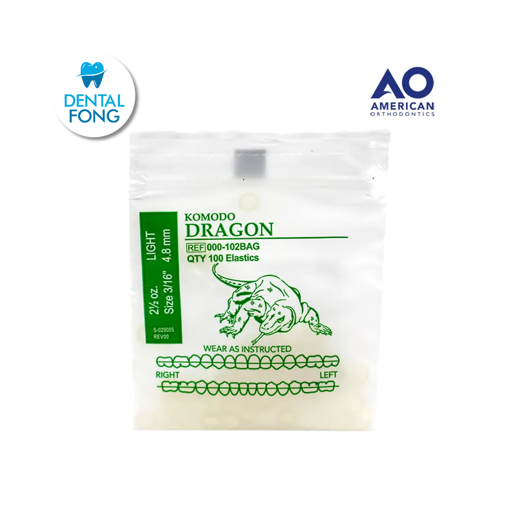 LIGAS INTRAORALES 2.5oz. 3/16 DRAGON