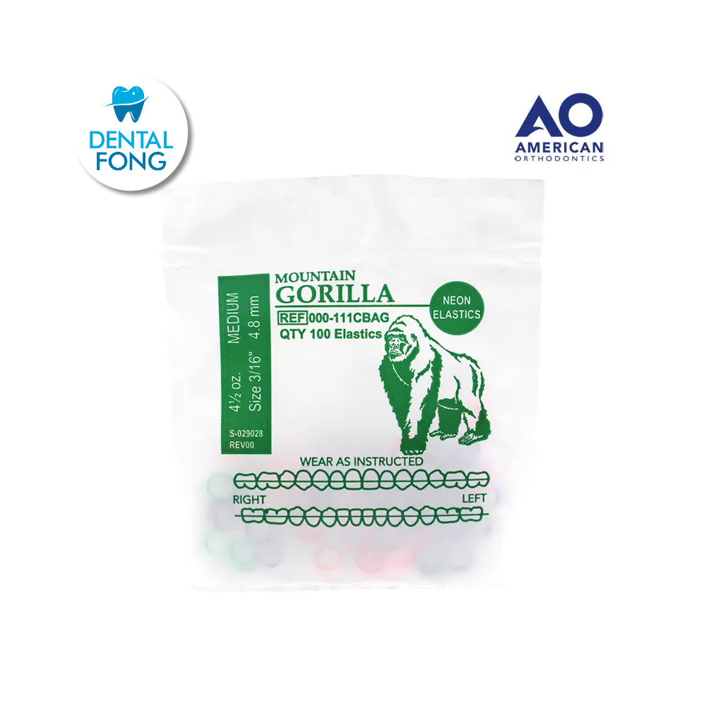 LIGAS INTRAORALES 4.5oz 3/16 GORILA color