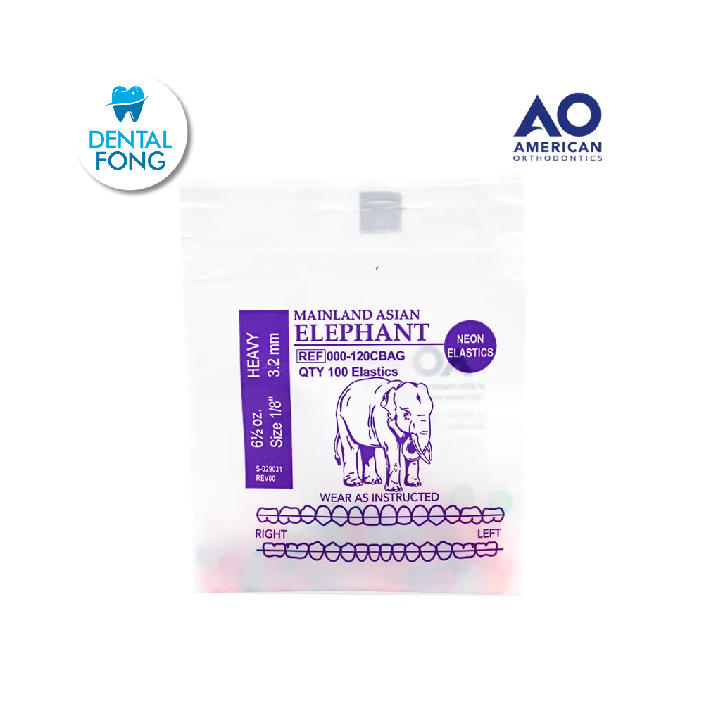 LIGAS INTRAORALES 6.5oz 1/8 ELEFANTE color