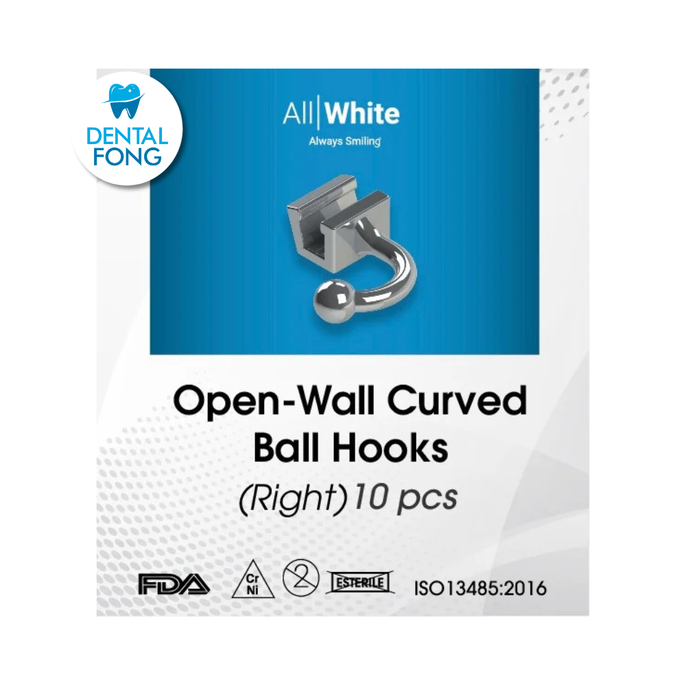 Open-Wall Curved Ball Hooks