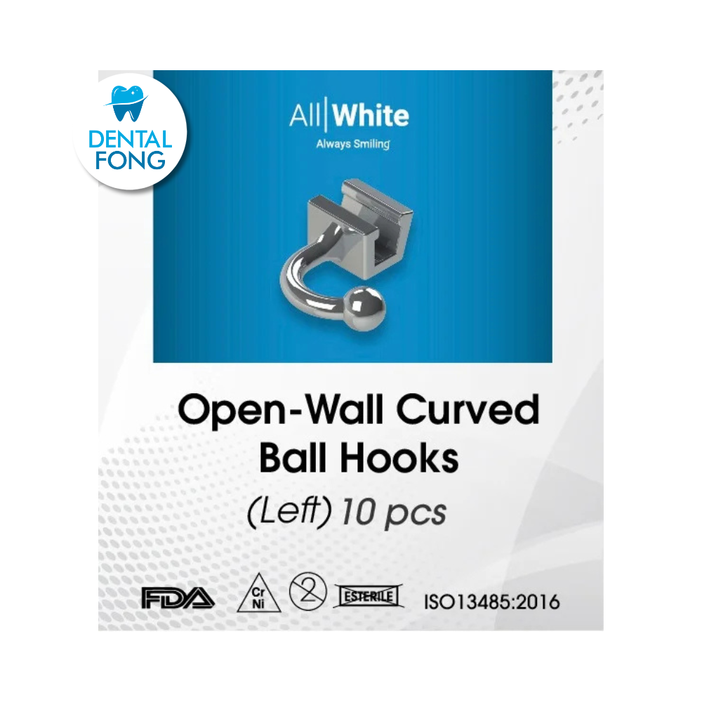Open-Wall Curved Ball Hooks