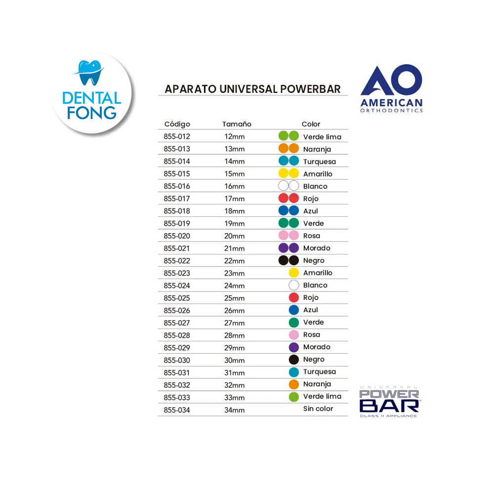 POWER BAR KIT CORRECTOR PARA CLASE II 24MM