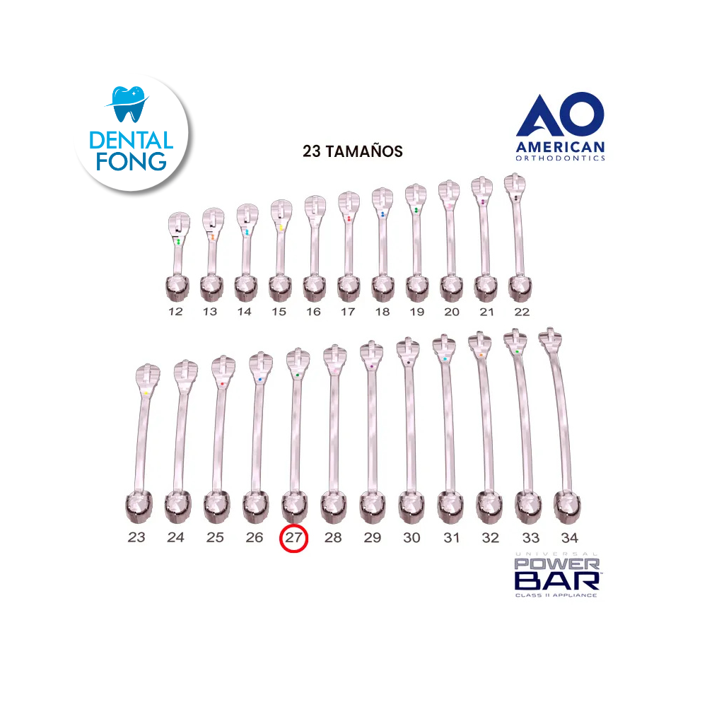 POWER BAR KIT CORRECTOR PARA CLASE II 27MM