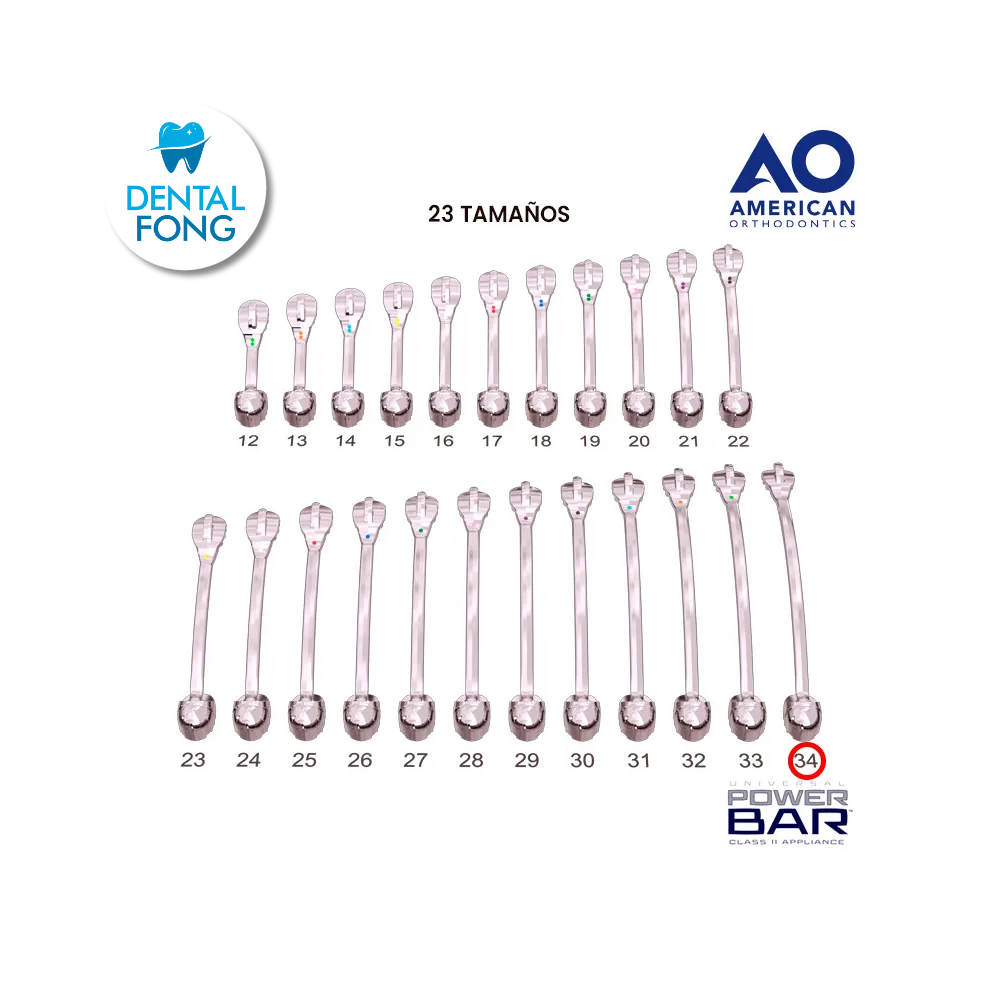 POWER BAR KIT CORRECTOR PARA CLASE II 34MM