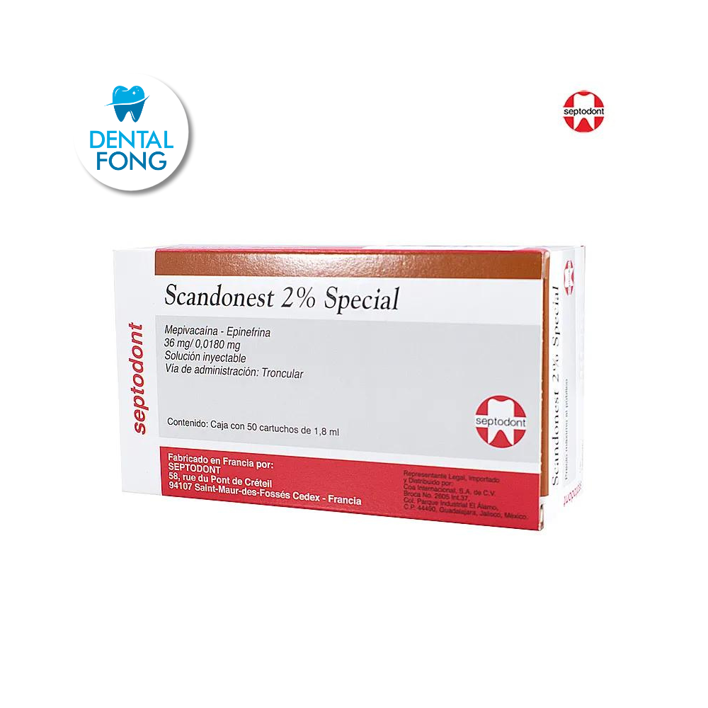 SCANDONEST 2% CON 50 CARTUCHOS