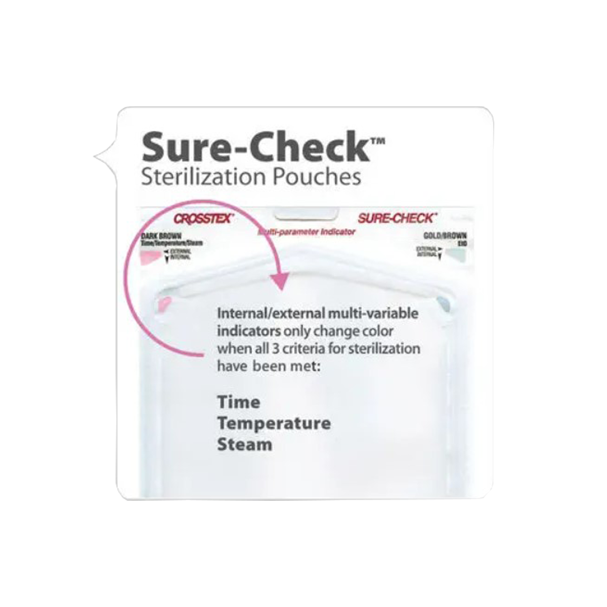 BOLSAS PARA ESTERILIZACIÓN SURE- CHECK