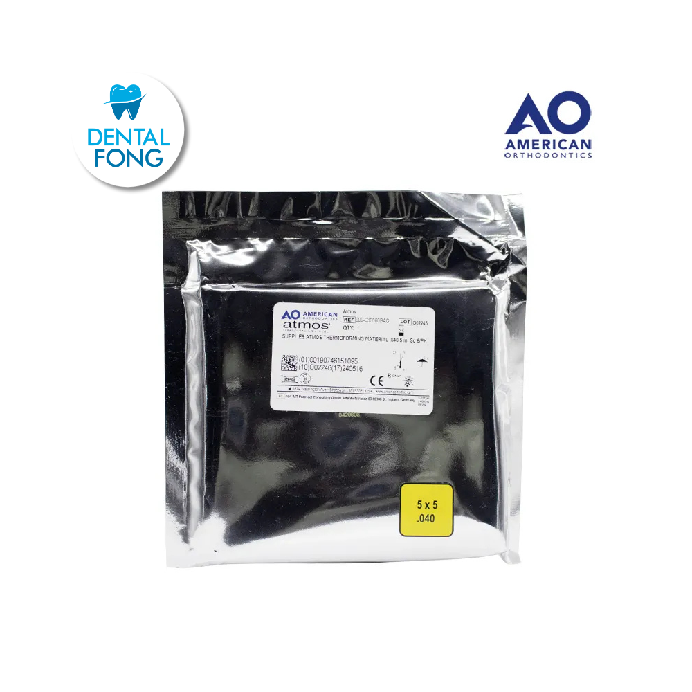 TERMOPLASTICOS ATMOS CUADRADO 5"X 5".040 PK CON 6