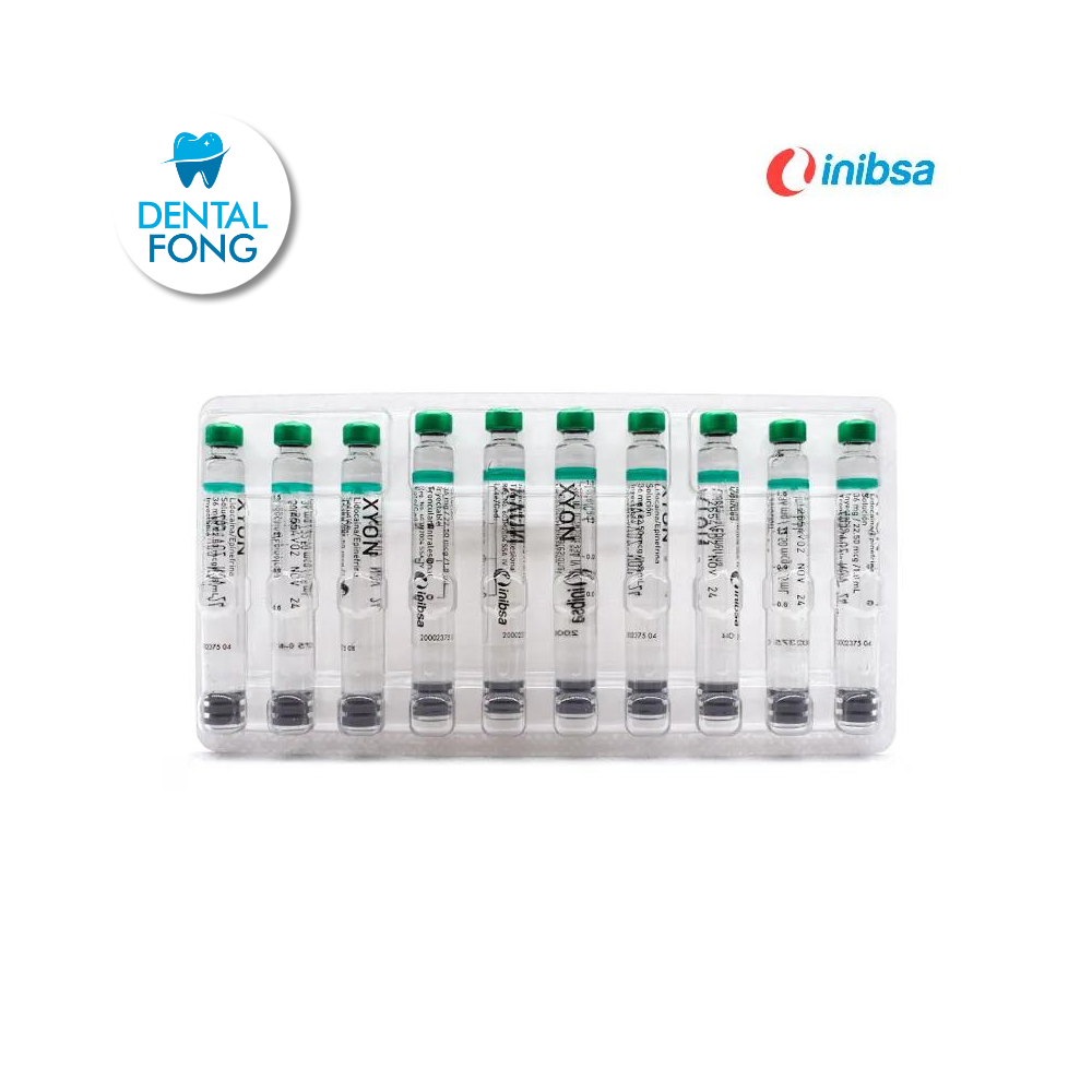 XYON LIDOCAINA EPINEFRINA 2% CARTUCHOS VIDRIO 1.8 ML INIBSA CON 50